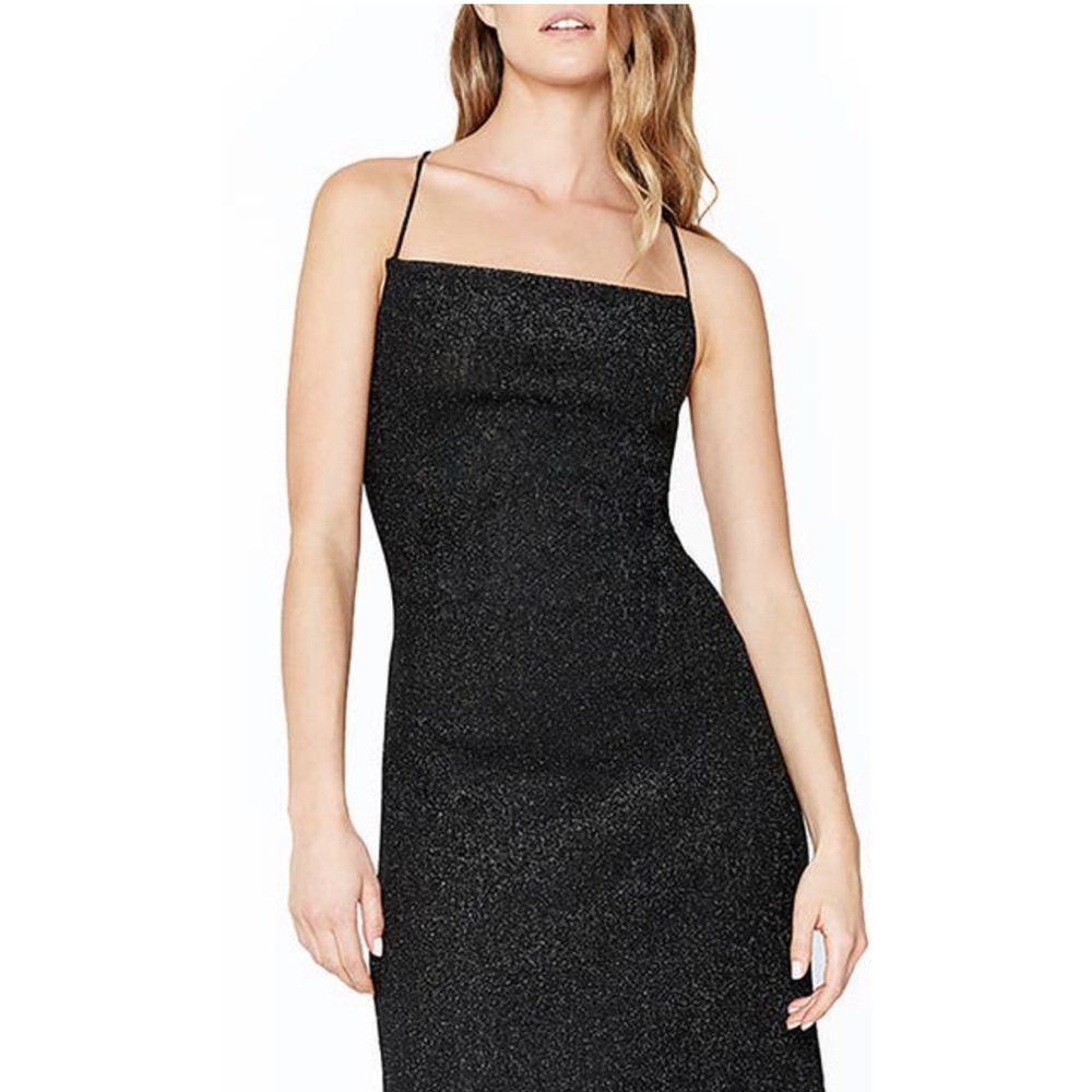 Black Midi Cocktail Dress - Picture 4 of 5